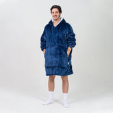 Cobertor Com Mangas Azul Royal